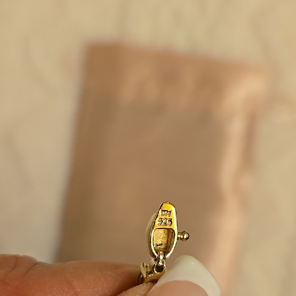 Mystic Topaz And Diamond Gold Over 925 Sterling Silver Bracelet 7 " - Picture 3 of 5